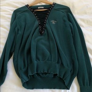 Green LF pullover